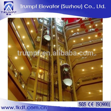 Glass Panorama Villa Lift elevator /Sightseeing elevator panoramic elevator